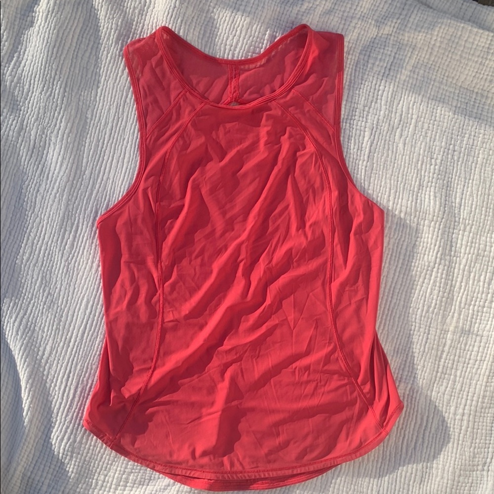 Lululemon Women's Pink Sculpt Sleeveless Tank Top Running Workout Shirt - Picture 4 of 16